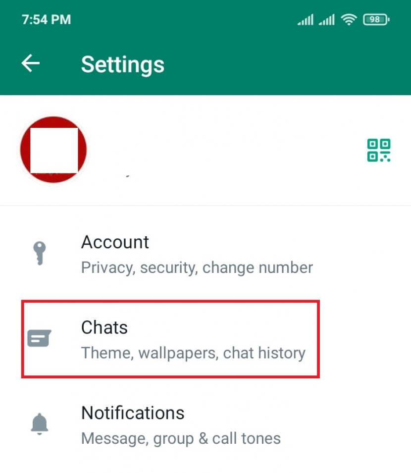 Bagikan ini.  Cara Menyimpan Cadangan Pesan atau Percakapan di Whatsapp