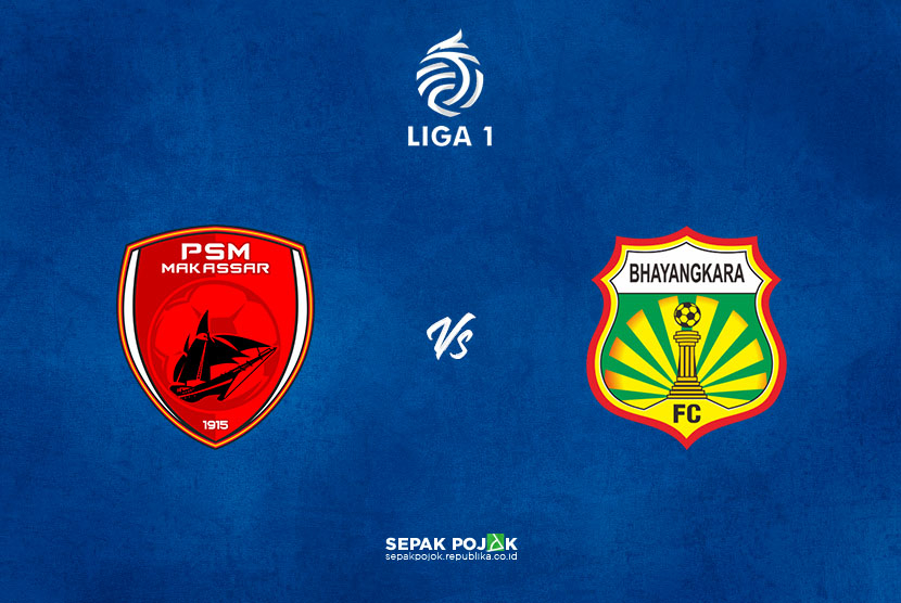 PSM Makassar vs Bhayangkara FC.