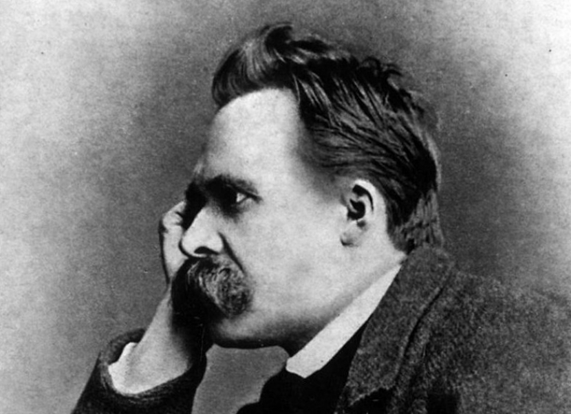 Potret Nietzsche oleh Gustav-Adolf Schultze pada 1882. (domain publik)