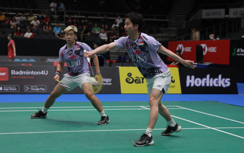 Dua pasangan ganda putra baru, Kevin Sanjaya Sukamuljo/Rinov Rivaldy dan Marcus Fernaldi Gideon/Rehan Naufal Kusharjanto akan bermain di Denmark Open 2023.