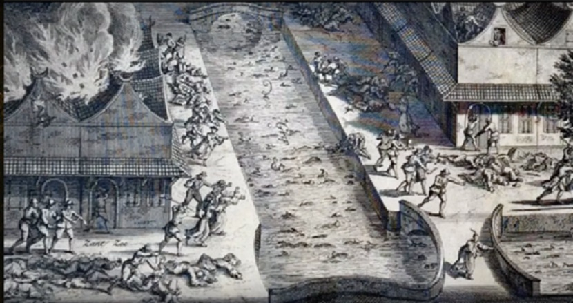 Pembantai warga Tionghoa pada November 1740 akibat dari pemberontakan kepada Belanda.