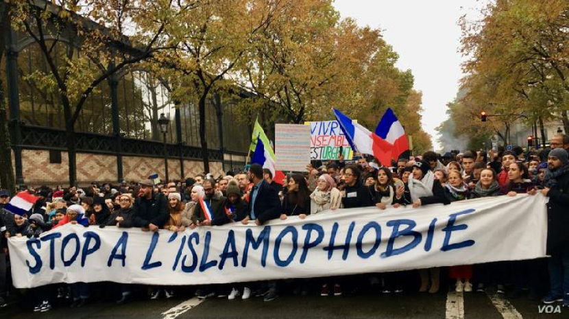 Demonstrasi Islamofobia