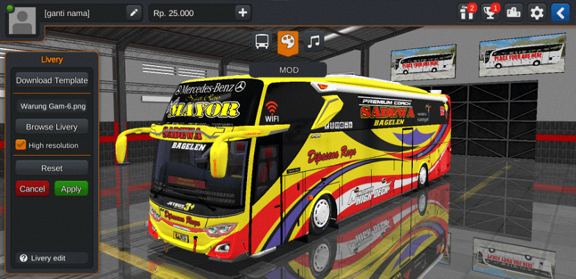 Livery bussid