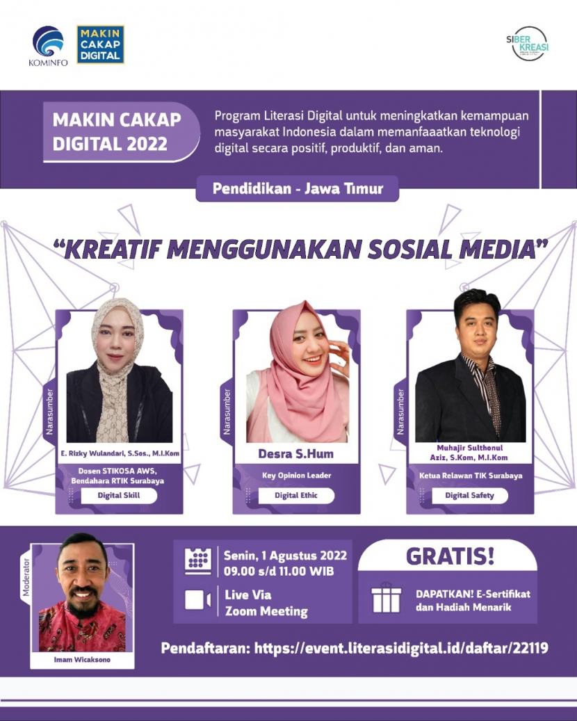 webinar literasi digital 2022 Jawa Timur.