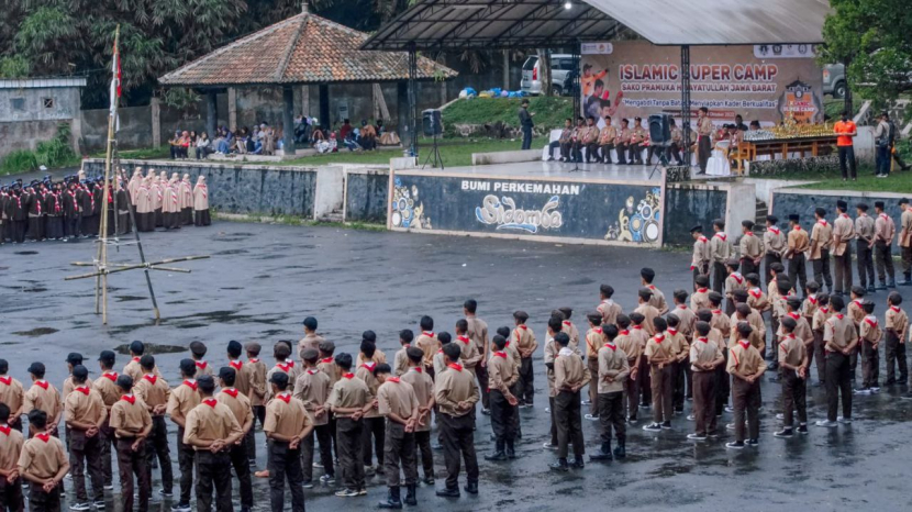 Suasana Islamic Super Camp yang diadakan oleh BMH Perwakilan Jawa Barat dalam rangka menyambut Hari Santri Nasional.