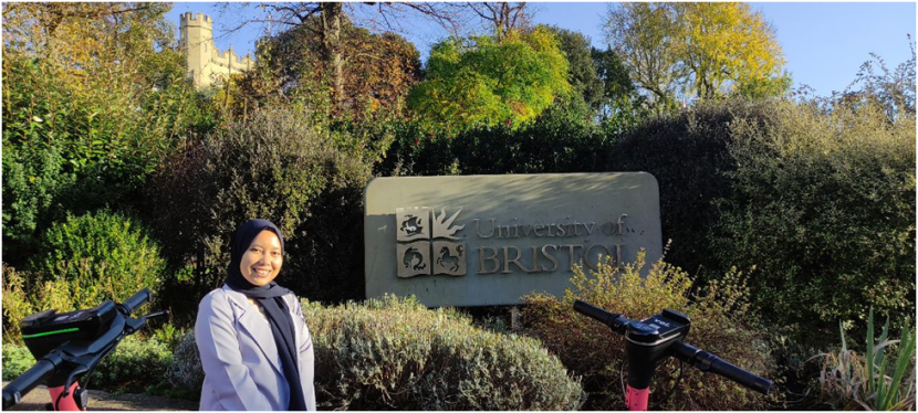 Athi’ Nur Auliati Rahmah lolos masuk University of Bristol, Inggris dengan memperoleh Beasiswa Indonesia Maju (BIM).Foto : puspresnas