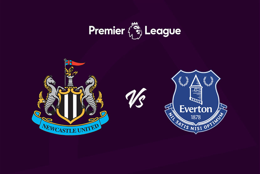 Newcastle United vs Everton (Liga Inggris/Premier League).