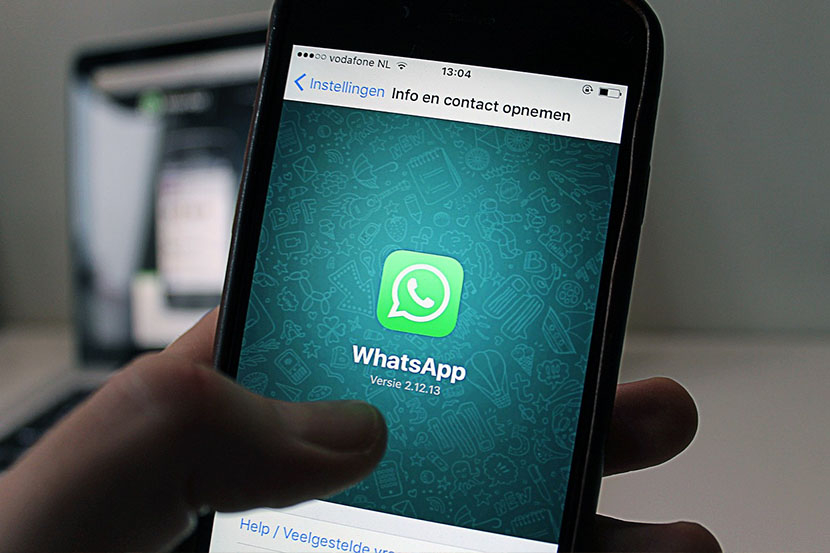 Aplikasi Whatsapp di smartphone.