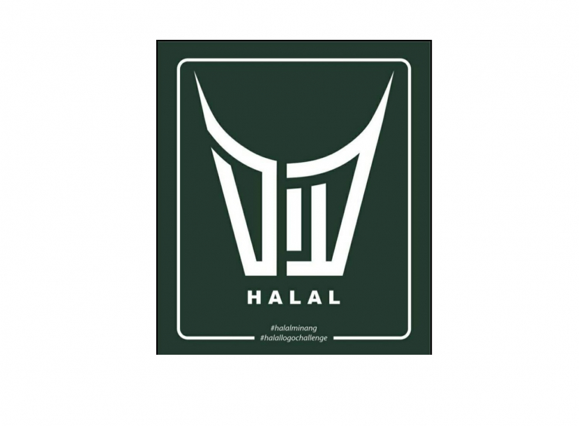 Meme Logo Halal. Sejumlah meme yang memplesetkan logo Halal Indonesia dari Kementerian Agama, muncul di media sosial. Salah satunya logo halal versi suku Minangkabau yang cenderung mirip lambang rumah makan nasi padang. Foto: IST.