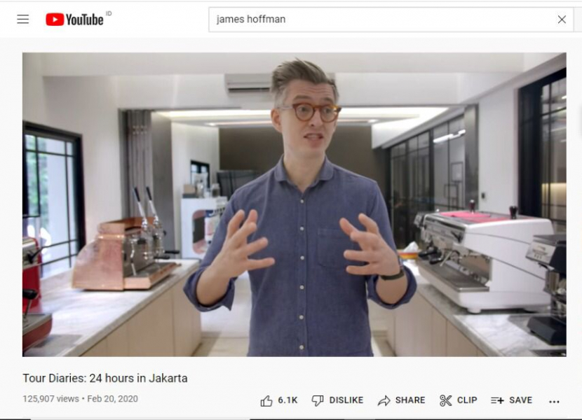 Kanal Youtube James Hoffman