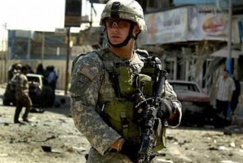 Tentara Amerika Serikat (AS) di Irak (dok. muslimdaily)
