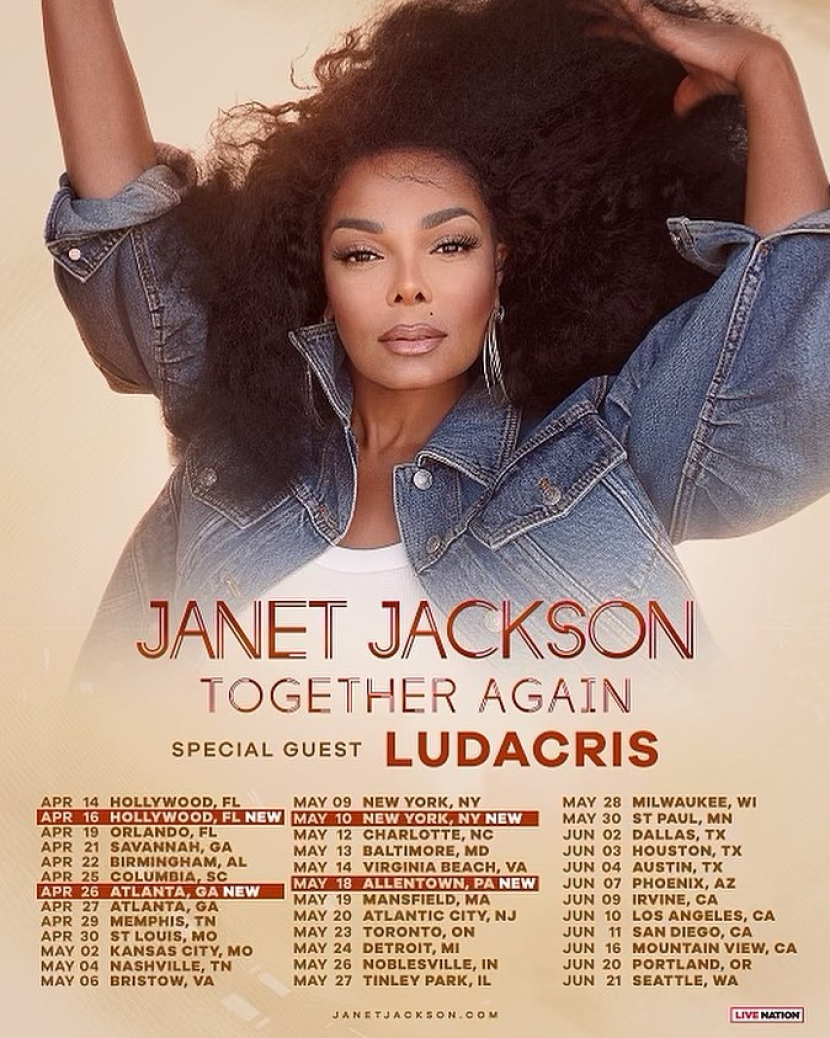 IG/janetjackson/Jadwal tur konser Together Again