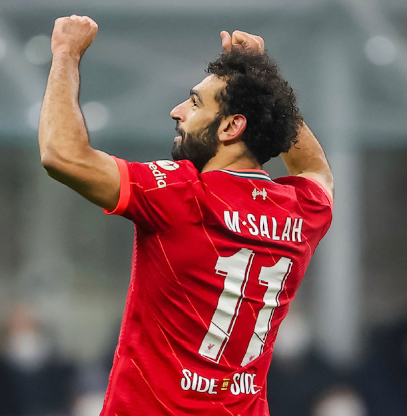 Mohamed Salah kembali mencetak gol untuk Liverpool. (Foto: B/R football)
