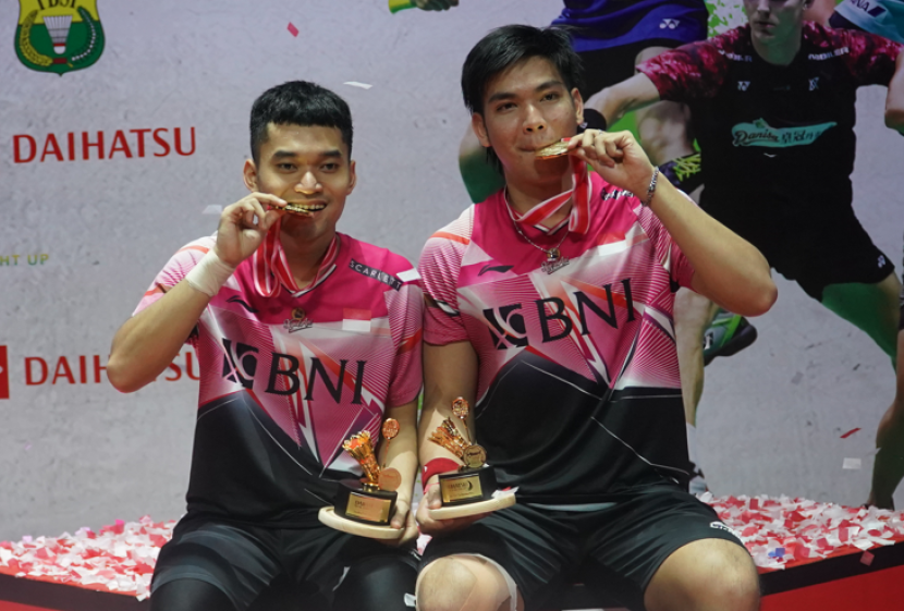 Juara Indonesia Masters 2023, Leo Rolly Carnando/Daniel Marthin langsung terbang ke Thailand Masters 2023.