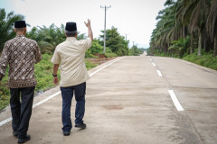 Muba Bangunan Jalan Beton Hubungkan Empat Desa Rp60 Milyar