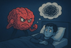Pertarungan Antara Otak dan Fikiran Analisis Biopsikologi Terhadap Overthinking di Malam Hari