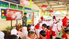 Peringati HUT RI ke 79, Siswa PG TK di Rancaekek Gelar Upacara Hingga Lomba Selama Tiga Hari