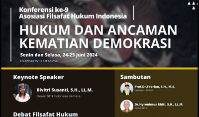 80 Pakar Dan Dosen Filsafat Hukum Kumpul Di Unsri Bahas Ancaman 