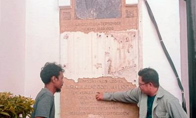 Temukan Prasasti Pembangunan Gedung Kantor Wali Kota Palembang Berdiri 17 September Tahun 1929