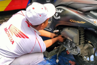 Dukung Mobilitas Jurnalis, PT WMS Gelar Servis Motor Honda Gratis di Hari Pers Nasional