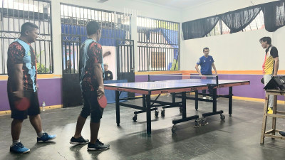 Resmikan GSG, PTM Pelita 15 Gelar Kompetisi Tenis Meja