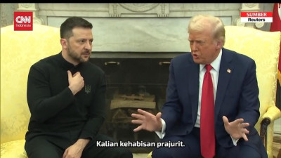 Trump dan Zelenksy Adu Mulut soal Rusia, Perdamaian Ukraina Jadi Tidak Pasti