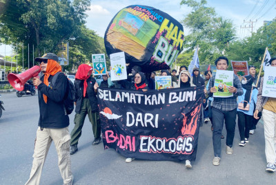 Hari Bumi 2025: Sumsel Menuai Bencana Ekologis, Lawan Keserakahan, Tegakkan Keadilan Ekologis
