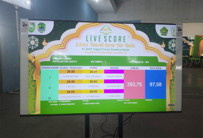 STQH 2025 Sumsel Gunakan Sistem Interval Otomatis dan Live Score