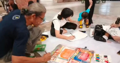 Menggambar Bersama di Bulan Menggambar Nasional