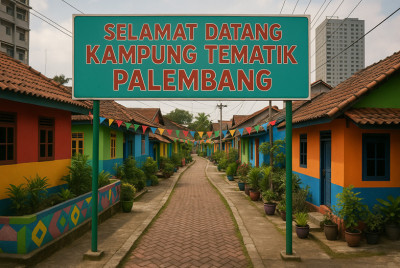 Ratu Dewa Ingin Ada Kampung Tematik di Palembang