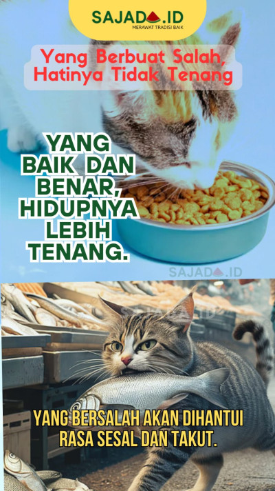 Yang Baik dan Benar Akan Tenang, yang Bersalah Pasti Gelisah dan Dihantui Rasa Takut