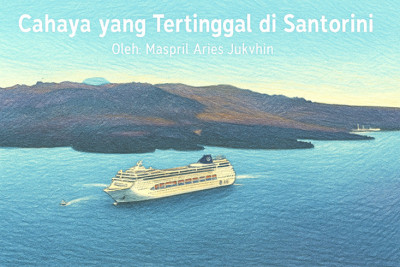 Cahaya yang Tertinggal di Santorini