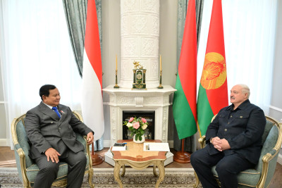 Prabowo Bertemu Presiden Belarusia Bahas Pupuk dan Potas di Minsk