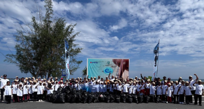 Rayakan 60 Tahun Suzuki Marine, Indonesia Gelar Aksi Bersih Pantai di Belitung