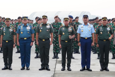 Panglima TNI Apresiasi Kontingen Satgas Patriot II yang Tampil di Paris