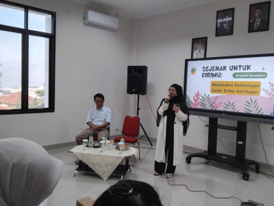 Dorong Mental Health, Dispusipda Sukabumi Bedah Buku Sejenak untuk Dirimu