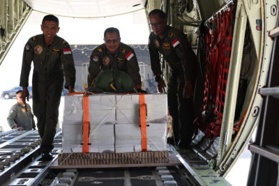 Satgas Garuda Merah Putih II Tiga Hari Beruntun Sukses Kirim Bantuan ke Gaza
