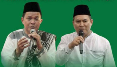 KH. M. Musthafa ABN dan H. Edi Nurokhman Pimpin PCNU Kota Bogor 2025-2030