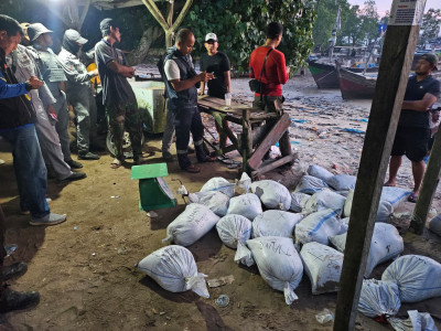 Bakamla RI Babel Bongkar Praktik Ilegal Kolektor Pasir Timah