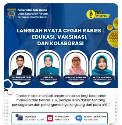 Edukasi Pencegahan Rabies, Depok Gelar World Rabies Day 2025