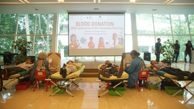 PMI Gandeng Kemenlu Gelar Donor Darah