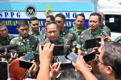 Perkuat MBG, Panglima TNI Resmikan SPPG di Lanud Adi Soemarmo