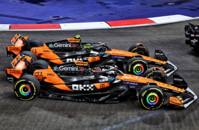 Drama di Singapura, Duo McLaren Saling Senggol tapi Tetap Bawa Pulang Gelar Konstruktor