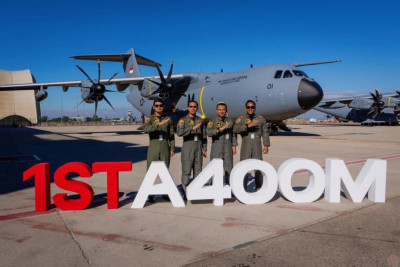 4 Penerbang TNI AU Selesaikan Pelatihan Type Rating A-400M di Spanyol