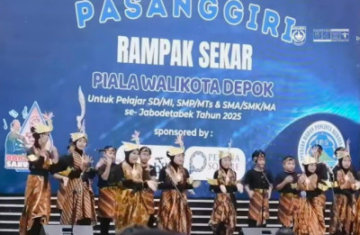 Lestarikan Budaya Sunda dengan Pasanggiri Rampak Sekar Piala Wali Kota Depok