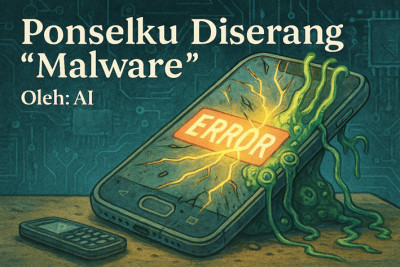 (Trilogi Cerpen Ponsel Tua) - Ponsel ku Diserang Malware