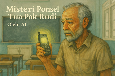 (Trilogi Cerpen Ponsel Tua) - Misteri Ponsel Tua Pak Rudi