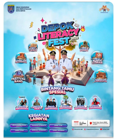Diskarpus Depok Gelar Literacy Fest 2025, Perpaduan Literasi dan Hiburan