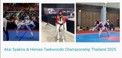 Syakira Nasution, Bintang Muda Taekwondo Bekasi, dari Lokal Menendang Dunia