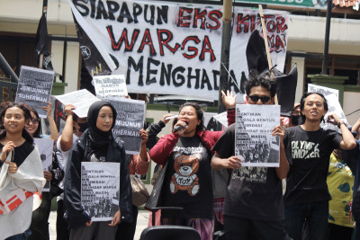 Aksi Solidaritas Konflik Sengketa Tanah Sukahaji